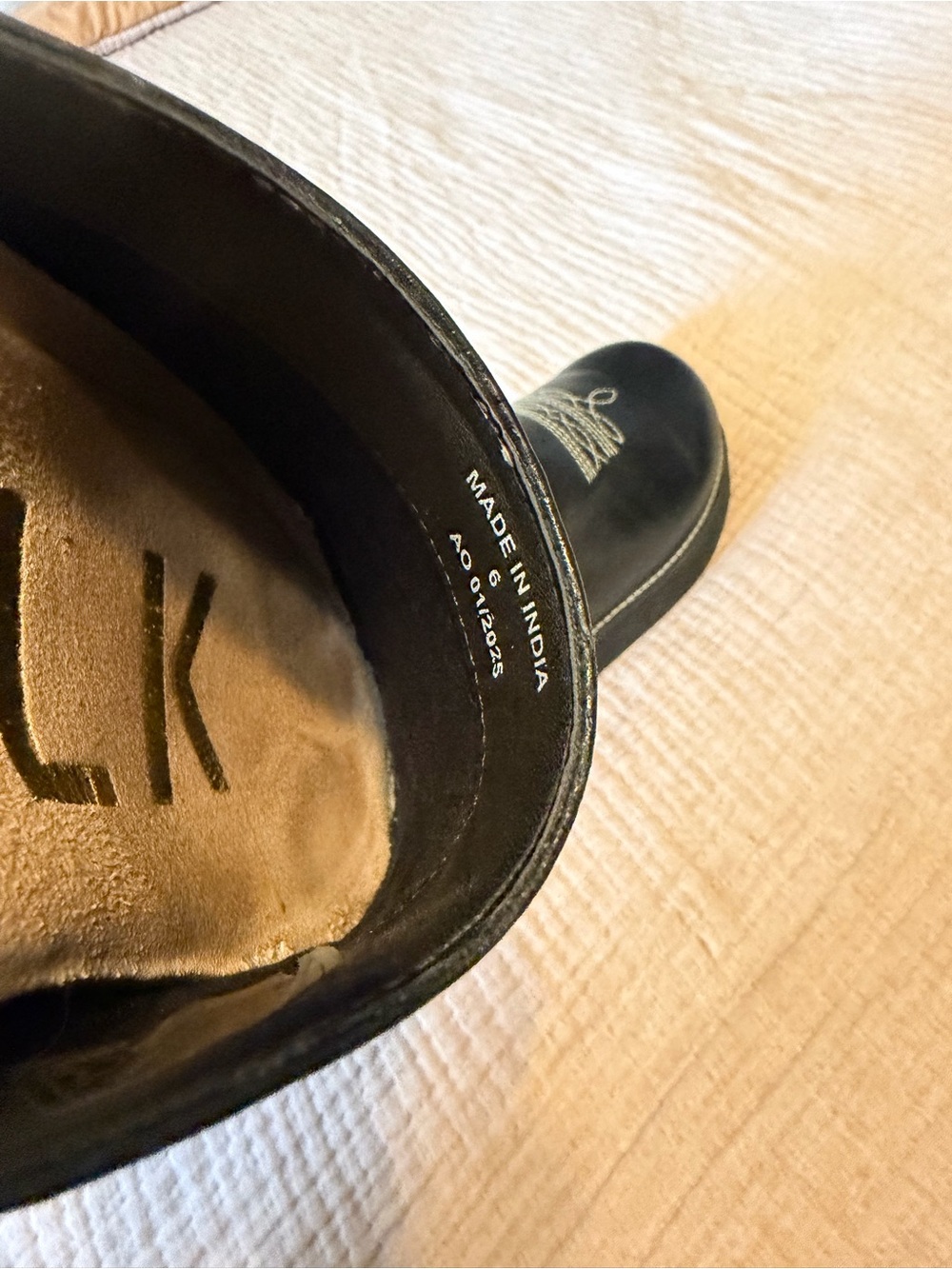 ACNE STUDIOS Black Patent Leather Sneakers, Sz 7.5 - Picture 5 of 11